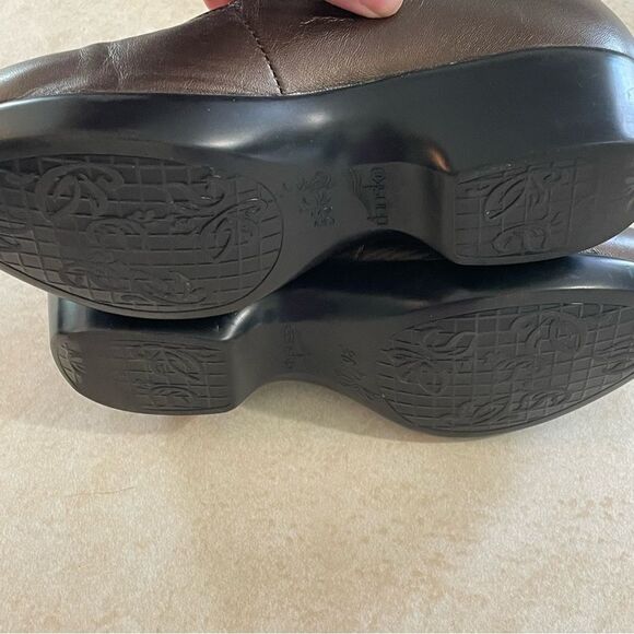 Dansko Mary Jane Ainsley Clogs shoes size36 bronze brown slip on - Picture 7 of 7